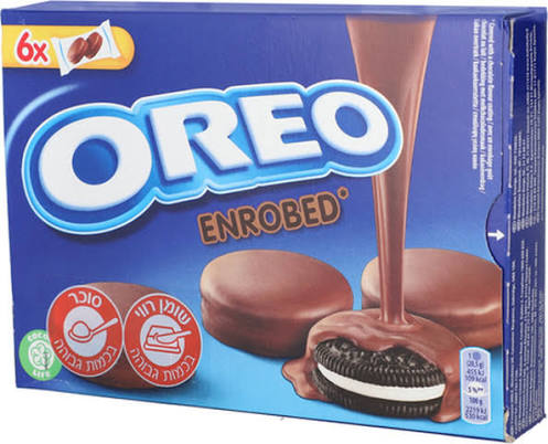 עוגיות Oreo פאדג' מצופות שוקולד (6 יח')