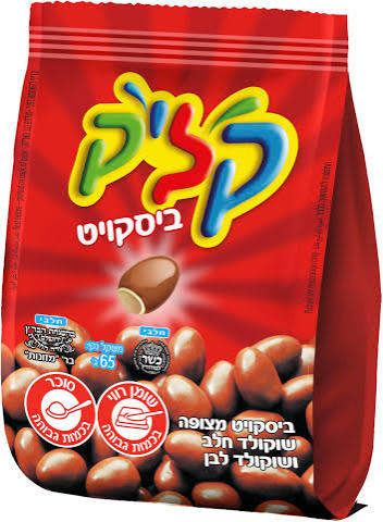 קליק ביסקוויט מצופה שוקולד (65 גרם)