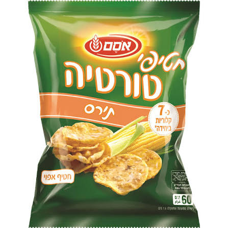 אסם חטיפי טורטיה תירס אפויה (60 גרם)