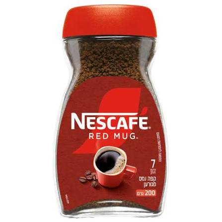 Nescafé Red Mug - קפה נמס רד מאג (200 גרם)