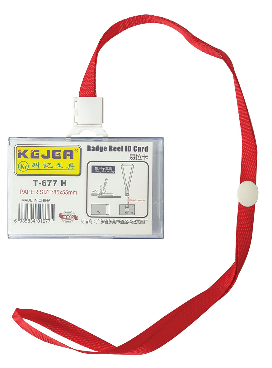 Kejea Badge Reel ID Card T-677H