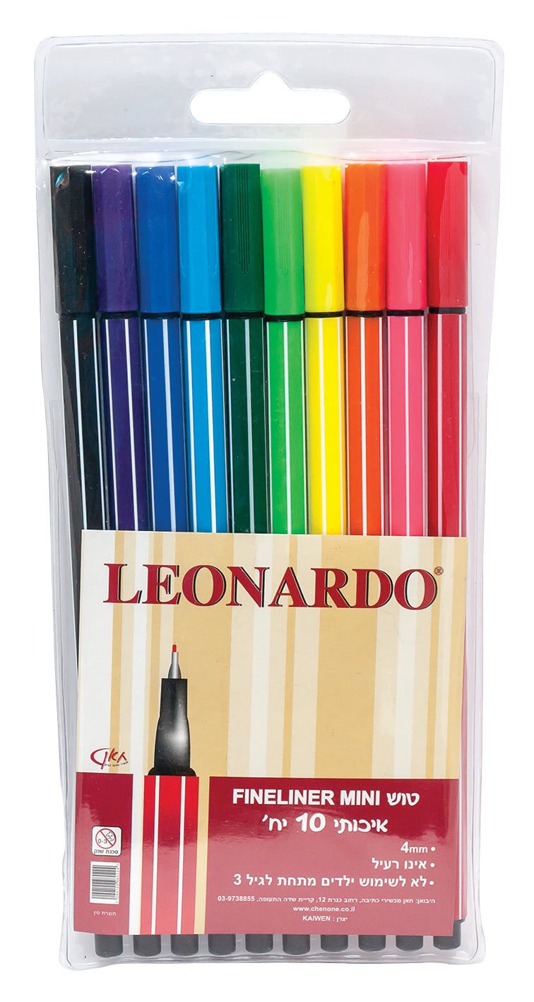 Leonardo פינליינר מיני 10 צבעים