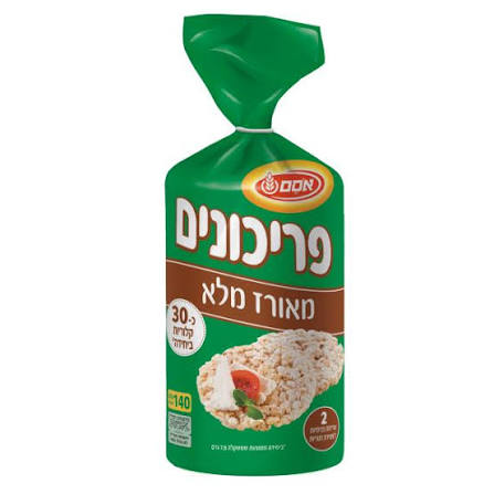 אסם פריכונים מאורז מלא (140 גרם)