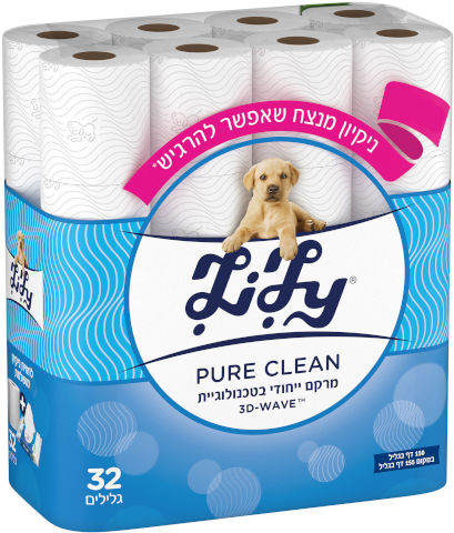 נייר טואלט לילי לבן (32 גלילים)