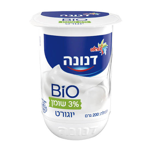 דנונה BIO יוגורט 3% שומן (200 גרם)