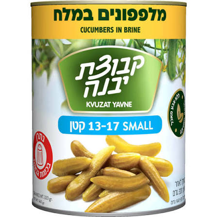 קבוצת יבנה מלפפונים חמוצים במלח קטן