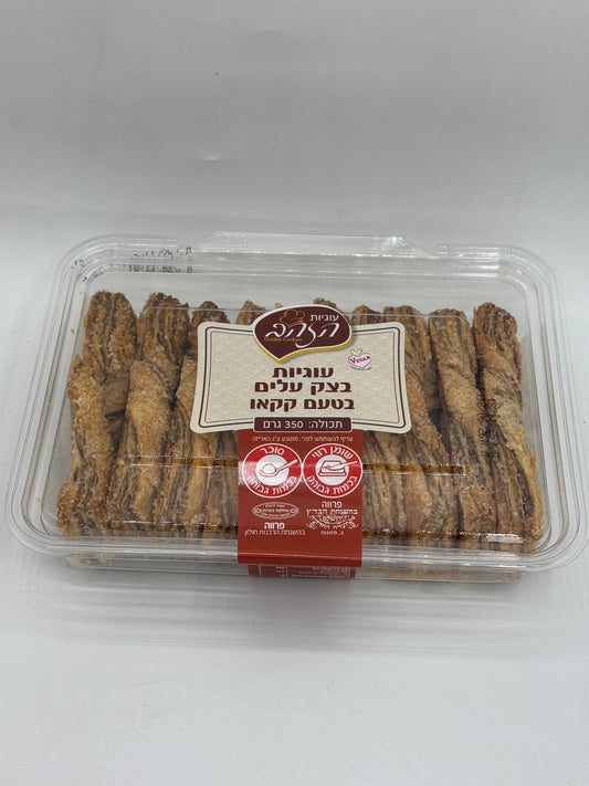 עוגיות הזהב עוגיות בצק עלים בטעם קקאו (350 גרם)