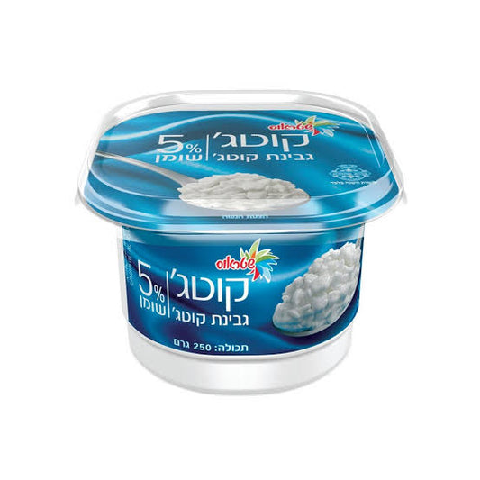 קוטג' שטראוס 5% שומן (250 גרם)