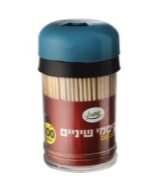 קיסמי שיניים מעץ במלחיה (300 יח')