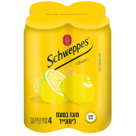 שוופס לימונייד (4×330 מ"ל)