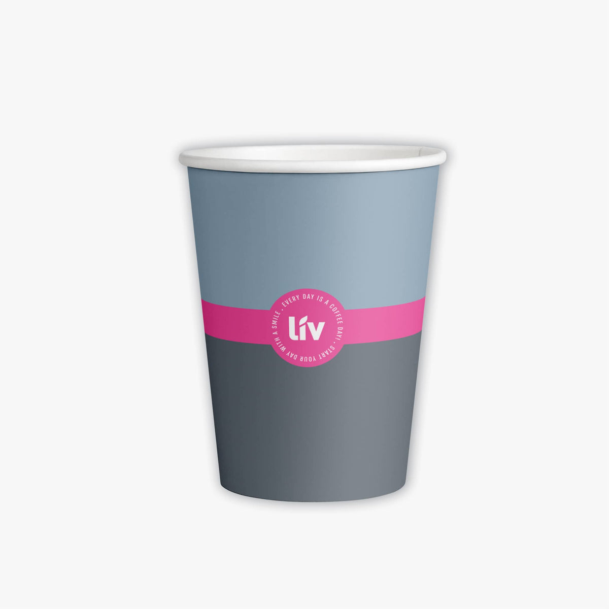 liv כוסות קרטון לשתייה חמה 8oz (50 יח')