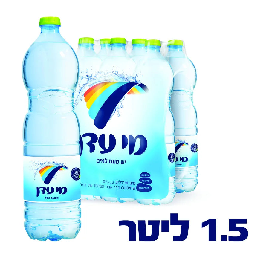 מי עדן מים מינרלים (מארז 6 יח', 1.5 ליטר)