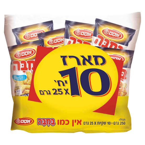אסם במבה (מארז 10×25 גרם)