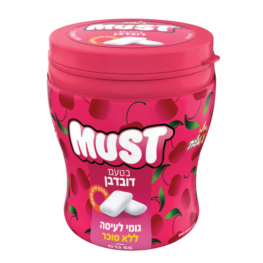 מסטיק Must גומי לעיסה דובדבן (66 גרם)