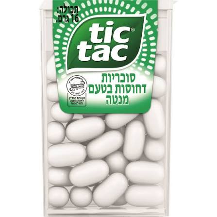 Tic Tac סוכריות דחוסות בטעם מנטה (16 גרם)