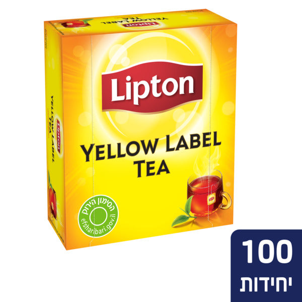 תה ליפטון Yellow Label (100 שקיות)
