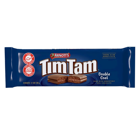 Arnott's Tim Tam Double Coat עוגיות שוקולד כפול (200 גרם, 9 יח')