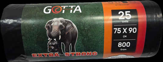 Gotta שקיות אשפה Extra Strong 75x90 ס"מ (25 יח')